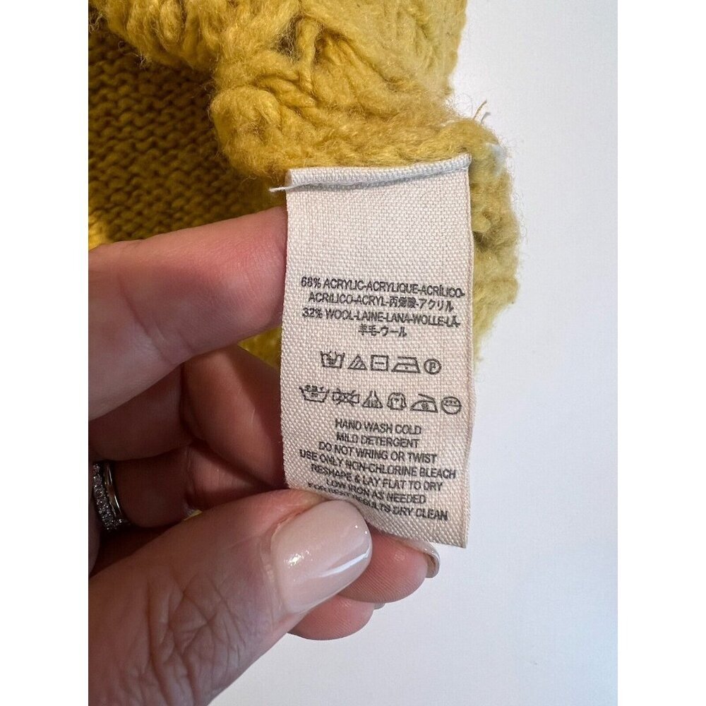 Free People Crashing Waves Open Knit Pullover Women’s Sweater Medium Boho Gypsy - Picture 9 of 11